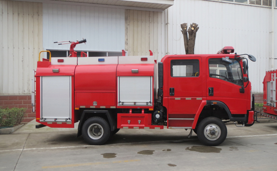 湖北江南又出新品----輕型四驅(qū)越野快反森林消防車